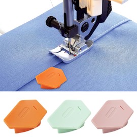 3 PCS Magnetic Seam Guide for Sewing Machine, Polygonal Multifucntional Seam Guide Hemmer Guide with Scale Polygonal Strong Magnetic Gauge Hemmer Guide Sewing Supplies Universal Sewing Accessories
