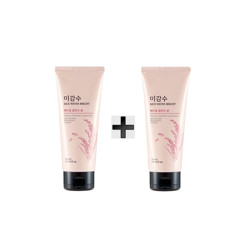 [1+1]The Face Shop Rice Water Bright Cleansing Foam 150ml /
