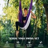 ZELUS Aerial Yoga Swing Sling Strong Yoga Hammock Kit Set
