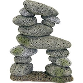 Rosewood Tall Pebble Archway Aquarium Decor