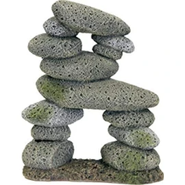 Rosewood Tall Pebble Archway Aquarium Decor