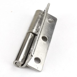 2pcs Lift Off Hinge Small Slip Joint Flag Hinges-Lift Off Right Handed Lid Door - 3inch Long 6 Holes Lift Off Hinge