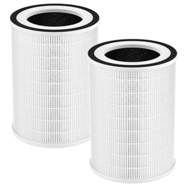 2 Pack HEPA KILO Filter Compatible with Afloia KILO, KILOPLUS, KILOPRO, MIRO,MIRO PRO and MORENTO MR-Kilo, Kalo Air Purifier, 360° 3-Stage Filtration for Odor,Smoke,Dust,Pollen,Pets