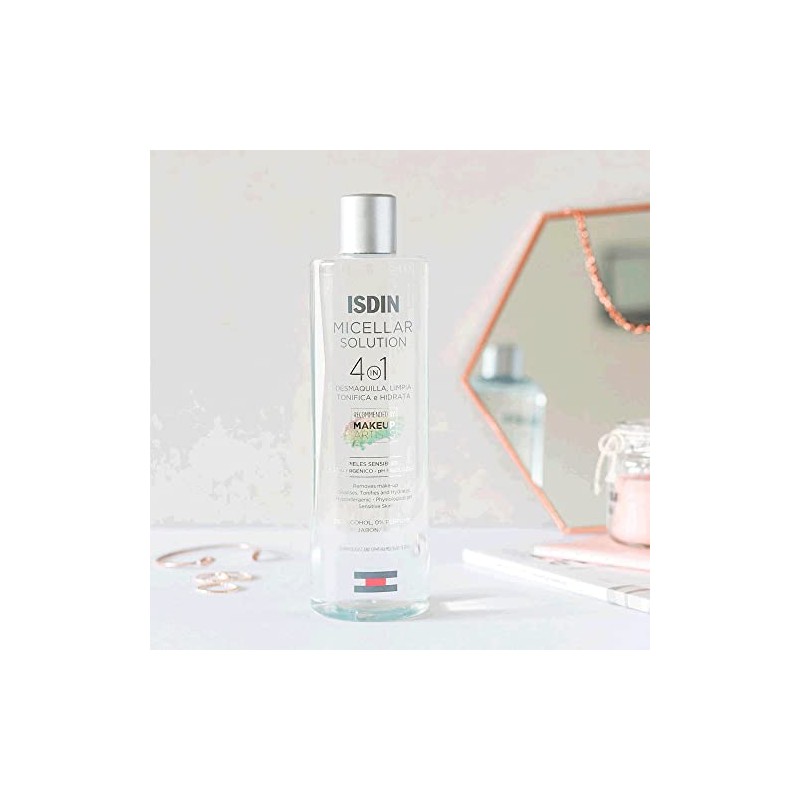 ISDIN Micellar Solution Limpiador facial 4 en 1 para pieles