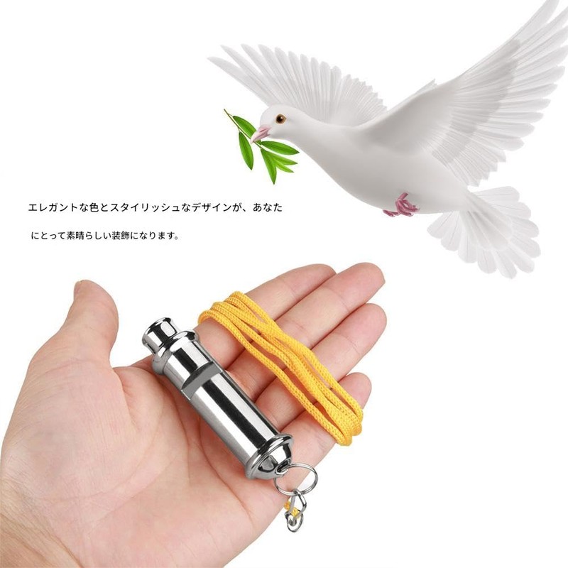 ochun Bird Training Whistle for Training, Stainless Steel, Lightweight, Easy