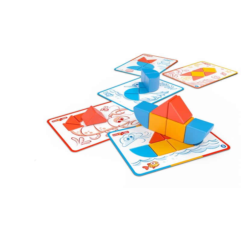 Geomag Magicube Blocks & Cards 16 pcs - Cubes, from