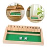 ORFOFE Shut The Box Wooden Dice Game Engaging Math Skills