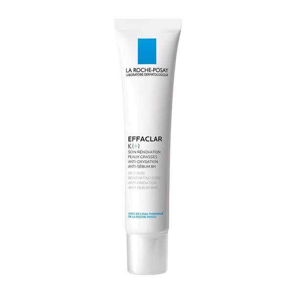 LA ROCHE-POSAY EFFACLAR K(+). DAILY CARE WITH ANTI-OXIDANT& ANTI-SEBUM ACTION.