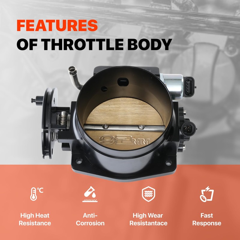 Talynx 92mm Throttle Body Assembly with TPS IAC for GM