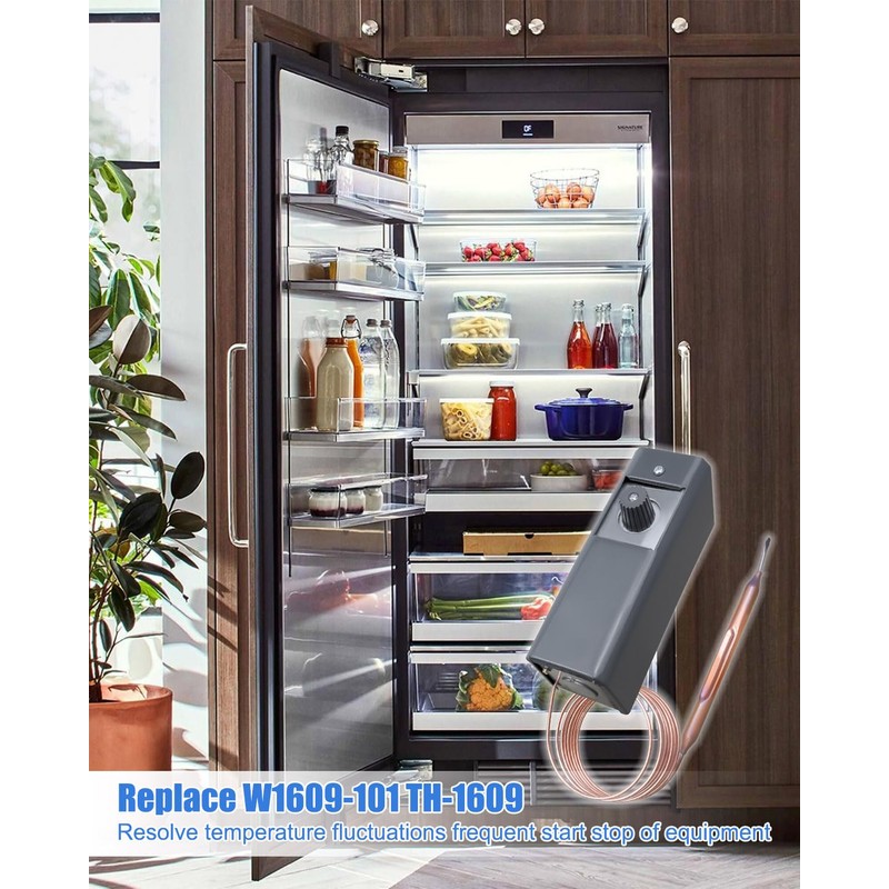 Replace W1609-101 Refrigeration Temperature Control from -30 Degrees F to
