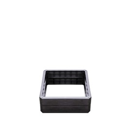 Exaco 645115-NP ERGO Square Modular Raised Garden Flower Bed, Anthracite