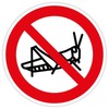 Sticker Prohibition Sign "No Insects" Film Sticker Practical Diameter 5-30