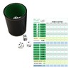 YceLon 1 Piece Puzzle Game Set, PU Leather Material Dice