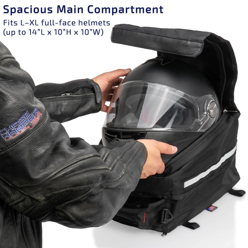 Chase Harper USA 5501 Sport Motorcycle Tail Trunk- Strap Mount