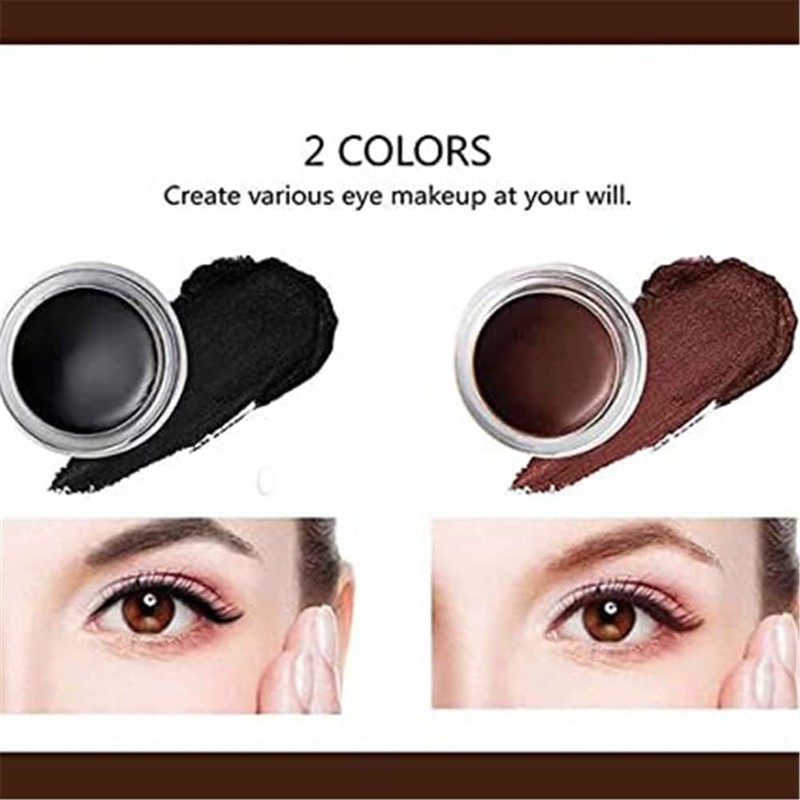 Kit de delineador de ojos de silicona resistente al agua