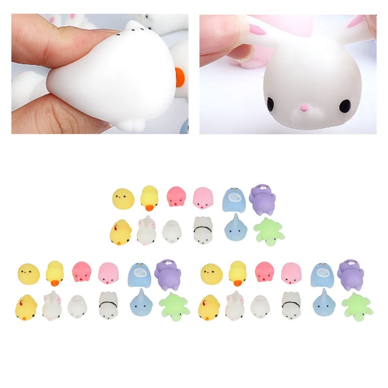 Squeeze Decompression Toys Cartoon Soft Cute Mini Animals Children Pinch