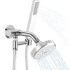 MENGDIYA Solid Metal Shower Arm Diverter with Handshower Mount for