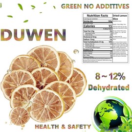 Dehydrated Lemon Slices, 1.1lb Dried Lemon Slices for Cocktails/Potpourri/Tea/Drinks/Crafts & Natural Dehydrated Fruit Garnish Freeze Dry Lime Slice Decor/Decoration Wheel