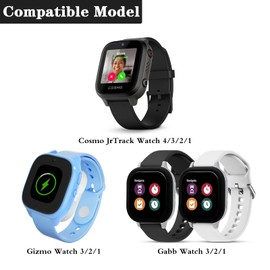 Harikiri Bands Compatible with Cosmo JrTrack 4/3/2 SE/2/1,20mm Kids Smartwatch Nylon Replacement Straps for Gizmo Watch 3/3 Adventure/2/1,Gabb Watch/3/2/1,SyncUP Watch,Phyulls S16,For Boys and Girls