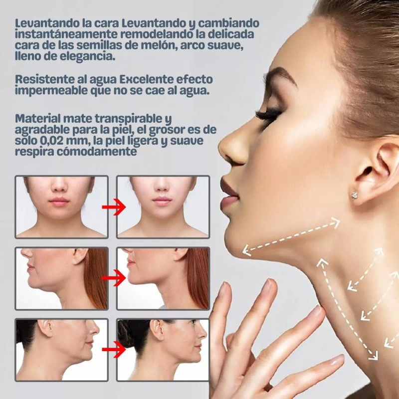 Universo en Linea 40 Parches V Cuidado Facial Invisibles Arrugas