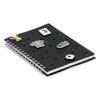 Juventus - Notebook con Patch, Quaderno a Quadretti, Prodotto Ufficiale