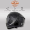 Milwaukee Helmets MPH9836DOT Sweeper Gloss Black DOT Approved Motorcycle Full