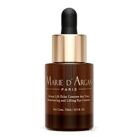 Marie d'Argan Sérum Contorno De Ojos Antiedad 15 ml Con Ácido Hialurónico, Ginseng E Hibiscus, Para Ojeras, Bolsas Y Líneas Finas, Efecto Tensor, Hidr