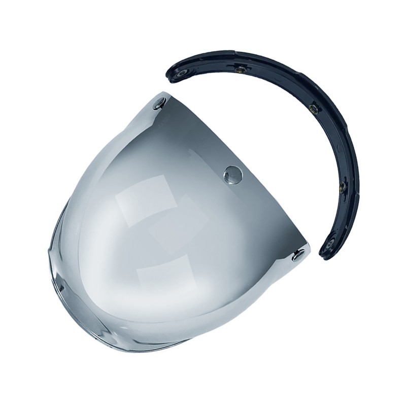 3-Snap Bubble Wind Visor For Biltwell Gringo&Bonanza Motorcycle Helmet