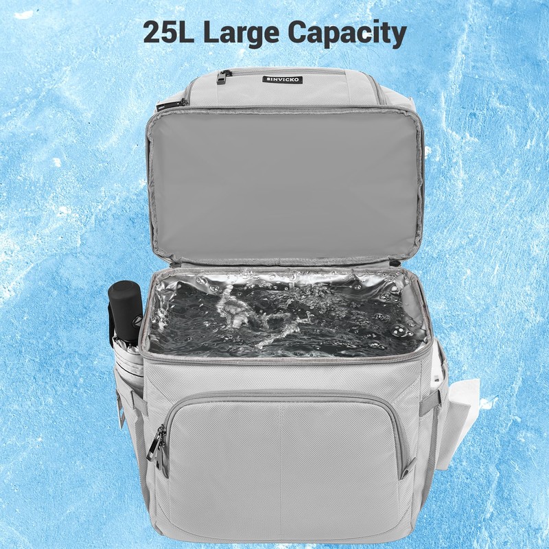 Insulated Cooler Backpack - Large Waterproof & Leak Proof Soft