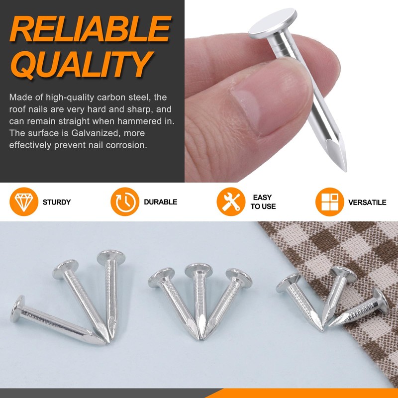 Rustark 300 x 20 mm Galvanised Roofing Felt Nails Asphalt