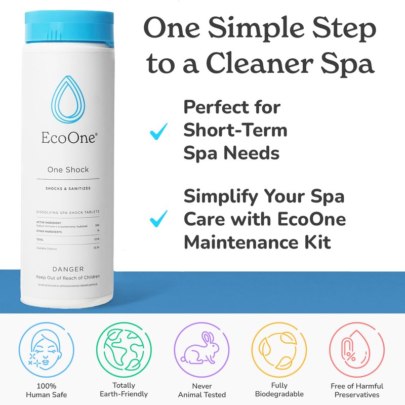 EcoOne | Hot Tub Chemical Maintenance & Supply Kit |