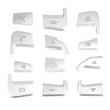 Liseng Pack of 12 Car Styling Steering Wheel Buttons Covers