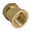 ODSUPPLIES Brass Compression Female Adapter - 22mm x 3/4" BSP (Pack of 2)