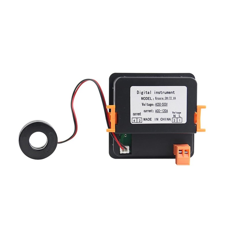 Tiardey Digital Meter Panel Voltmeter Frequency LED Display AC50-500V 10-99.9HZ