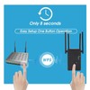 1200Mbps WiFi Extender for Home Office, 5G Dual Band WiFi
