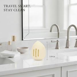 Makeup Sponge Holder, Compact Lightweight Accessory for Travel and Daily Use - Silicone Makeup Sponge Protective Holder