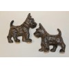 Collectible Scottish Terrier Figurine Solid Cast Iron 5 inch /