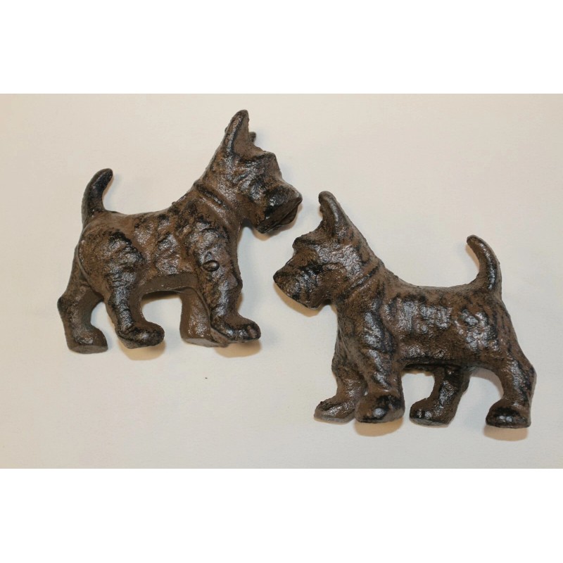 Collectible Scottish Terrier Figurine Solid Cast Iron 5 inch /