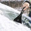 KATELUO Eiskratzer Auto mit Besen, 2 in 1 Auto Eiskratzer,