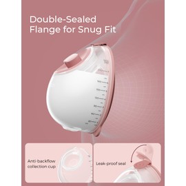 Momcozy Original V1 Pro/V2 Pro Breast Pump Replacement Accessories,Milk Collection Cups Only for Momcozy V1 Pro/V2 Pro, 2 Pack