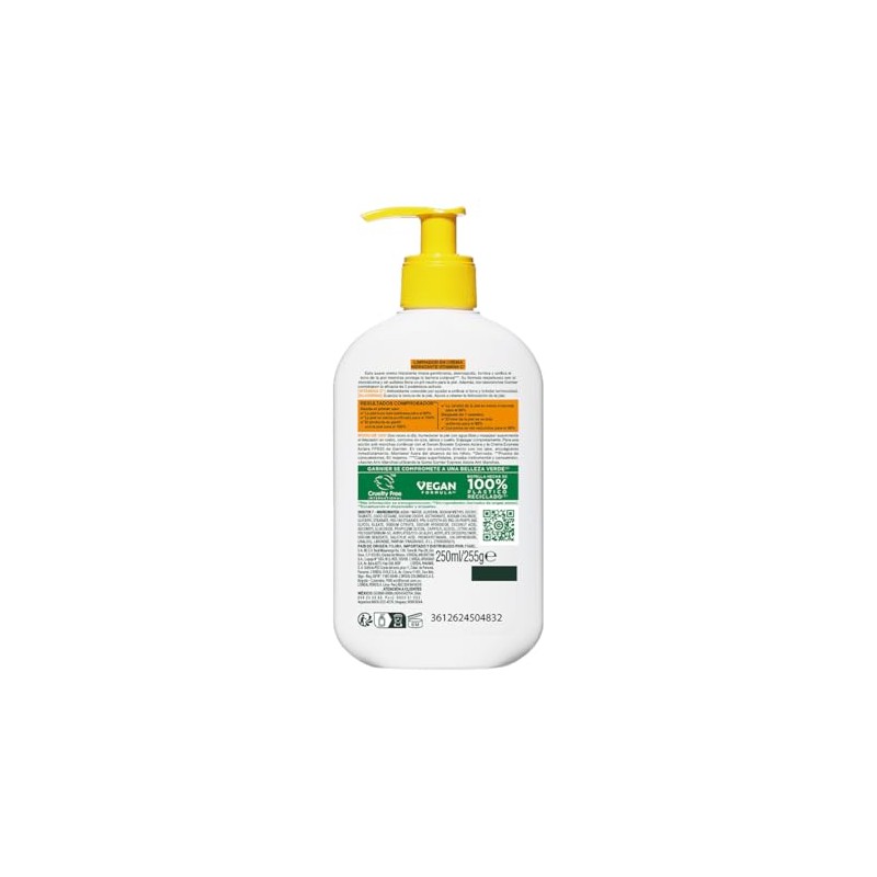 Garnier Skin Active Express Aclara Vitamina C Gel Limpiador Facial,