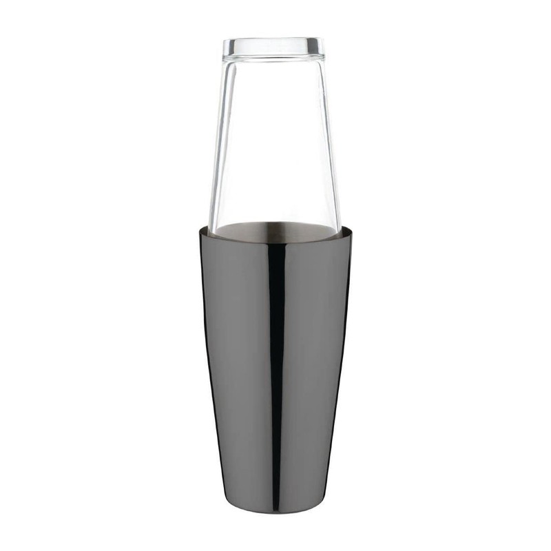 Olympia Gunmetal Barware Boston Shaker 700Ml Kitchen Restaurant Catering Drinks