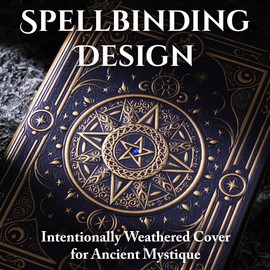 Soar Forge Magic Refillable Notebook Journal for DND Binder - Story Forge 400 Pages (200 Sheets) with Worn Ancient Magic Design for DND or Fantasy Enthusiasts - Perfect for Dungeons and Dragons (D&D)