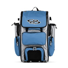 Boombah Superpack Hybrid Bat Pack White/Columbia Blue