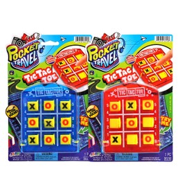 JA-RU Portable Tic Tac Toe (1 Pack) Classic Mini Board Games for Kids. Small Size Travel Games.Bulk Birthday Party Favor Stocking Stuffer. 3256-1A