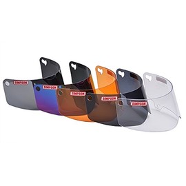 SIMPSON Outlaw Bandit Snell/DOT Motorcycle Helmet Replacement Shield - Dark Smoke - Sizes Medium and Large