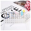 10 pcs Nail Drill Bits Set w/Protective Holder Case Replacement,