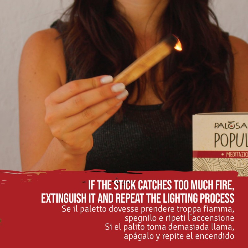 PALOSANTO - 7 Popular Sticks + Spiral Stick Holder -