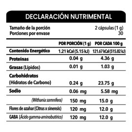 Gaba Flores De Azahar 60 Capsulas Herbal & Plants