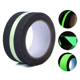 Kinteshun Anti-Slip Grip Tapes for Stairs,Non-Slip Glow in The Dark Traction Tapes Heavy Duty Adhesive Grip Strip for Stair Tread Step or Slippery Surface Indoor or Outdoor (5cm,Style-A)